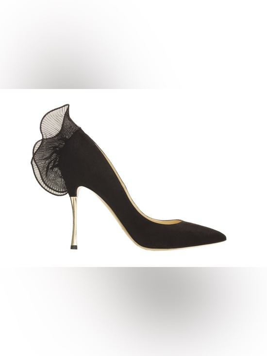 Nicholas Kirkwood Shoes - Nicholas Kirkwood Black Suede Pointed Toe Pumps